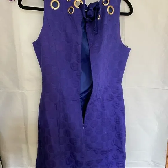 Just Taylor Purple Grommet Polka Dot Ribbon - Picture 7 of 11